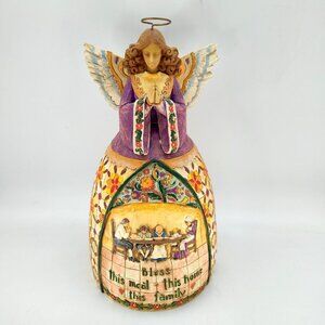 2006 Jim Shore Heartwood Creek Angel Prayer of Thankfulness Figurine